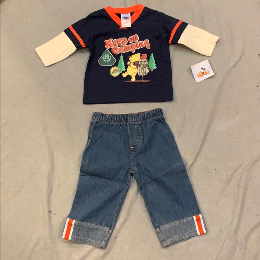 Disney’s Boy’s Winnie The Pooh Camping Outfit Set